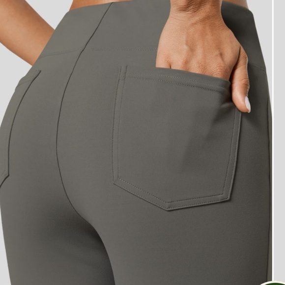 Halara Flex™ High Waisted Back Side Pocket Slight
Flare Work Pants Chimera - Picture 3 of 8